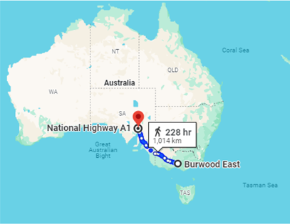 Legal Legsters set themselves a goal of walking from Melbourne to Perth.  While they didn't quite make it to Perth, they gave it a red hot go and had great fund on the way